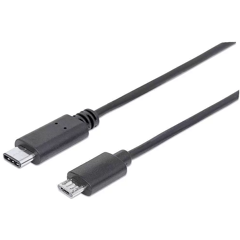 MANHATTAN USB 2.0 Type-C to Micro USB 1m