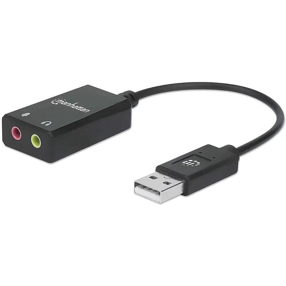 MH USB-A to 2x Mic-in and Audio-Out