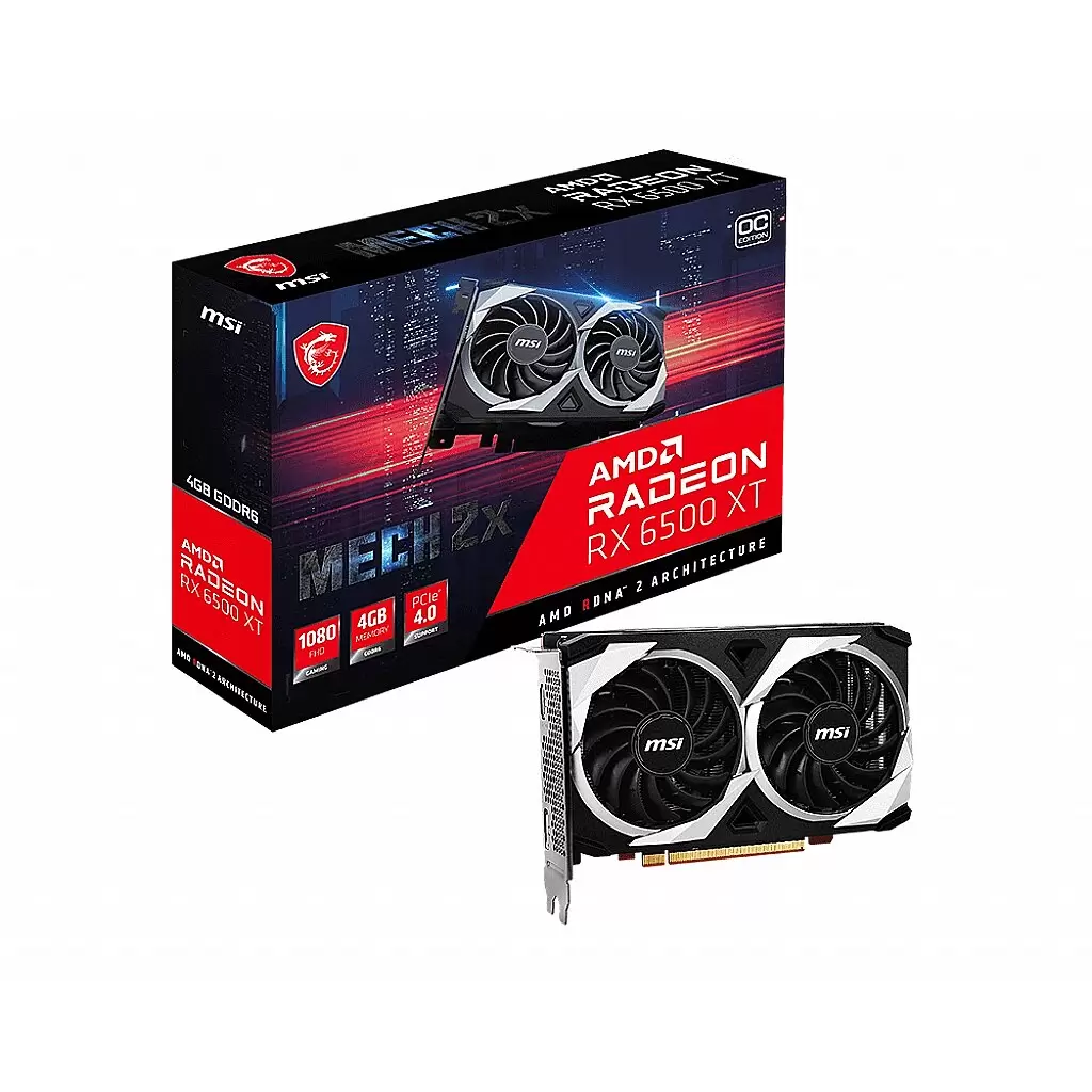 MSI Radeon RX 6500 XT MECH 2X 4GB OC