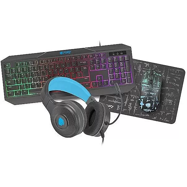 NATEC Fury gaming combo set 4in1