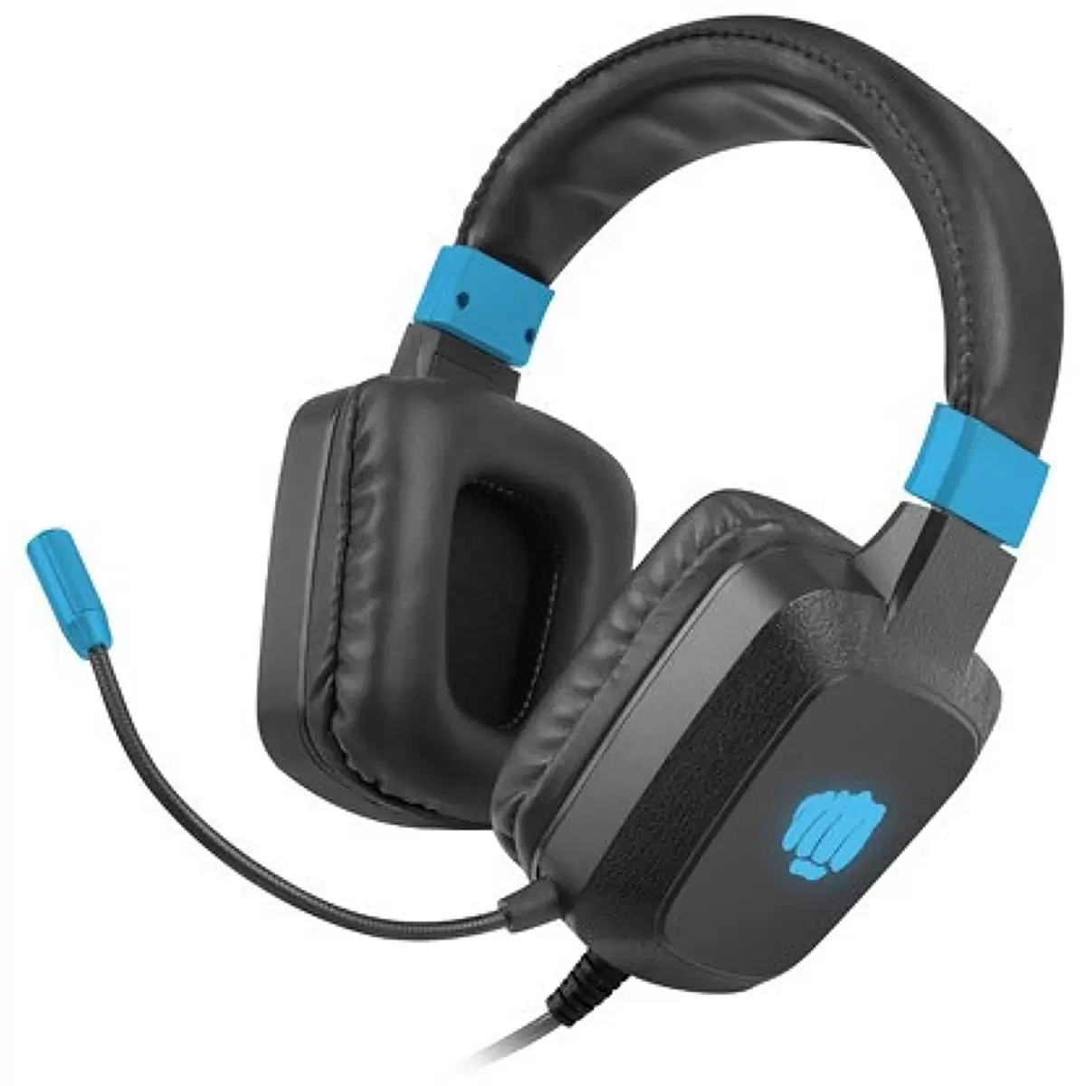 NATEC Fury gaming headset Raptor RGB