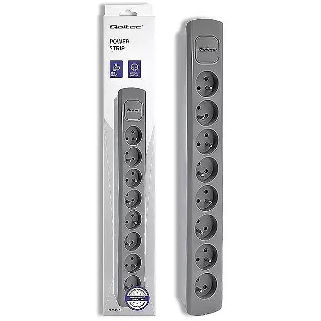 QOLTEC 50279 Power strip 8 sockets 1.8m