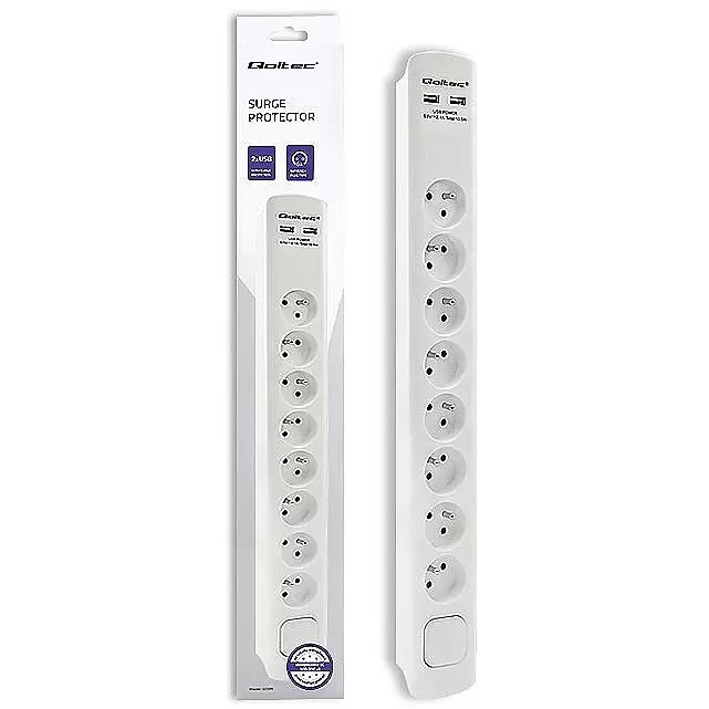 QOLTEC 50286 Surge protector 8 sockets