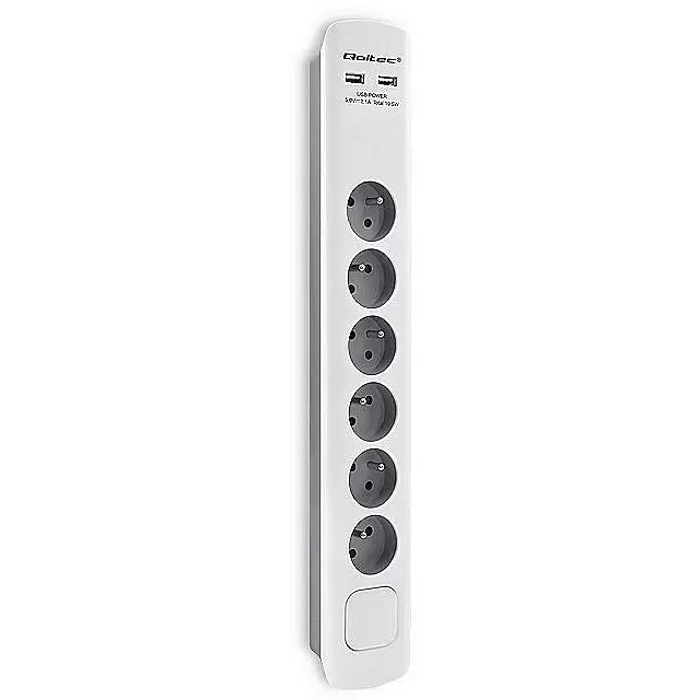 QOLTEC 50294 Surge protector 6 sockets