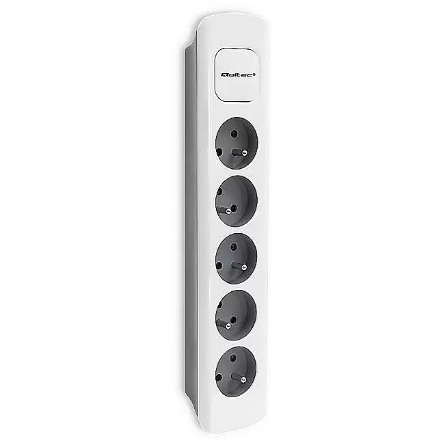 QOLTEC 50296 Power strip 5 sockets 1.8m