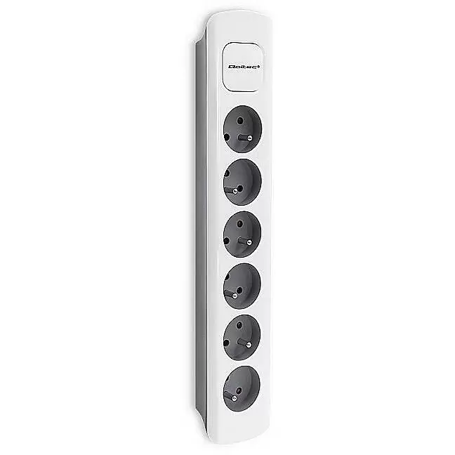 QOLTEC 50297 Power strip 6 sockets 1.8m