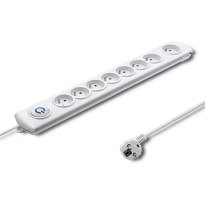 QOLTEC Surge protector 8 sockets 1.5m