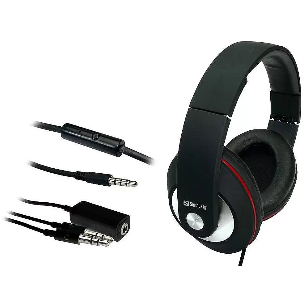 SANDBERG Play and Go Headset Black
