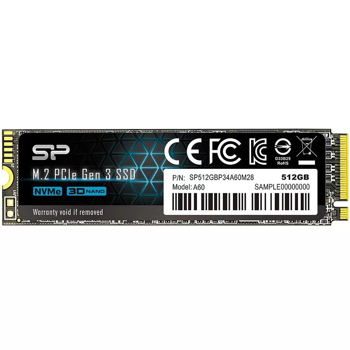 SILICON POWER SSD P34A60 512GB M.2 PCIe