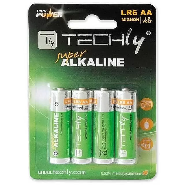 TECHLY 306974 Alkaline batteries