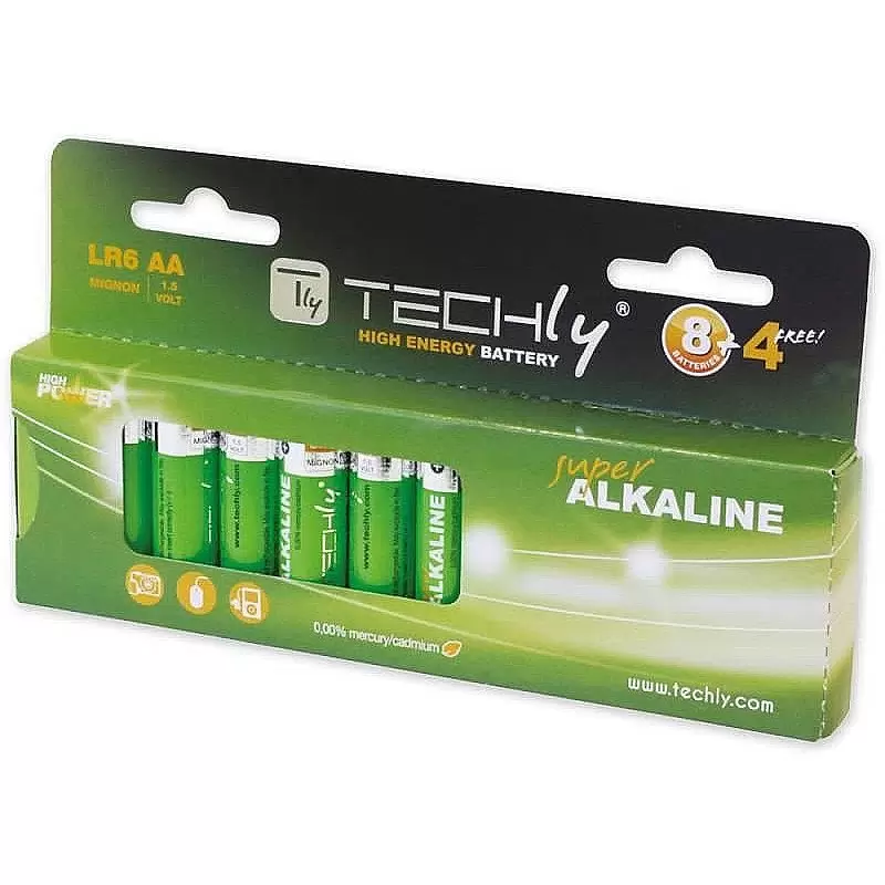 TECHLY 306981 Alkaline batteries