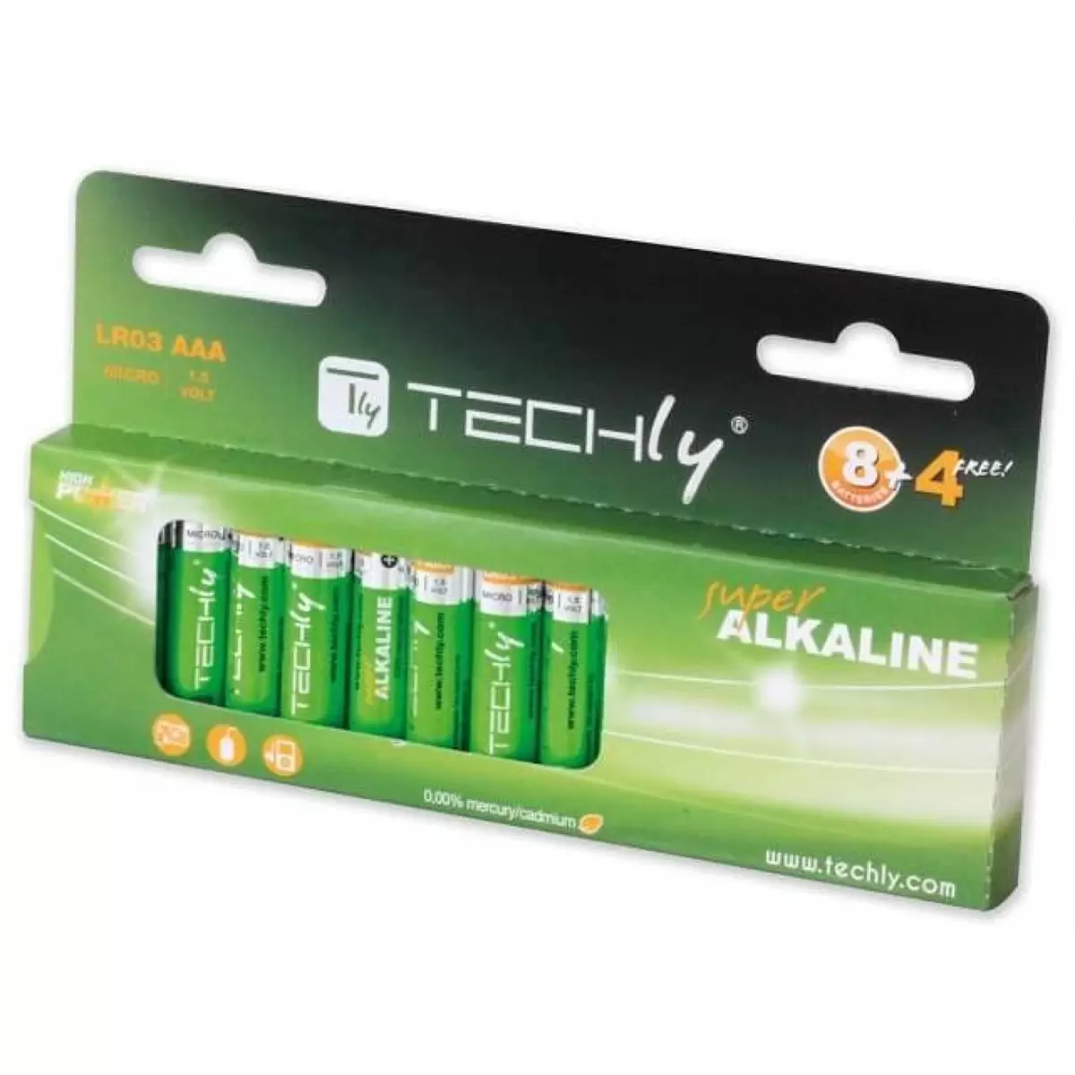 TECHLY 307018 Alkaline batteries