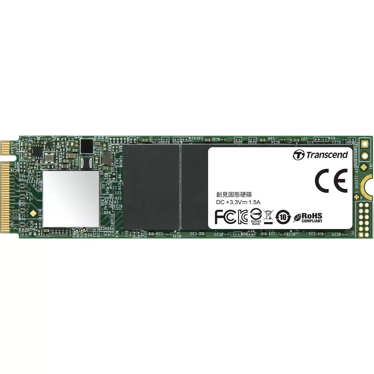 TRANSCEND 128GB M.2 2280PCIe Gen3x4 3D