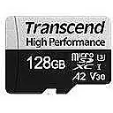 TRANSCEND 128GB microSD w  adapter UHS-I