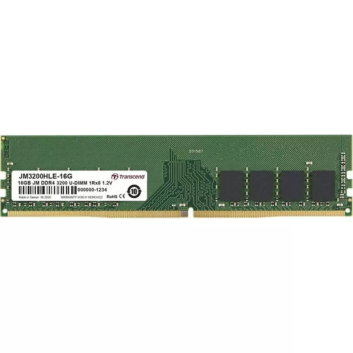 TRANSCEND JM 16GB DDR4 3200Mhz U-DIMM