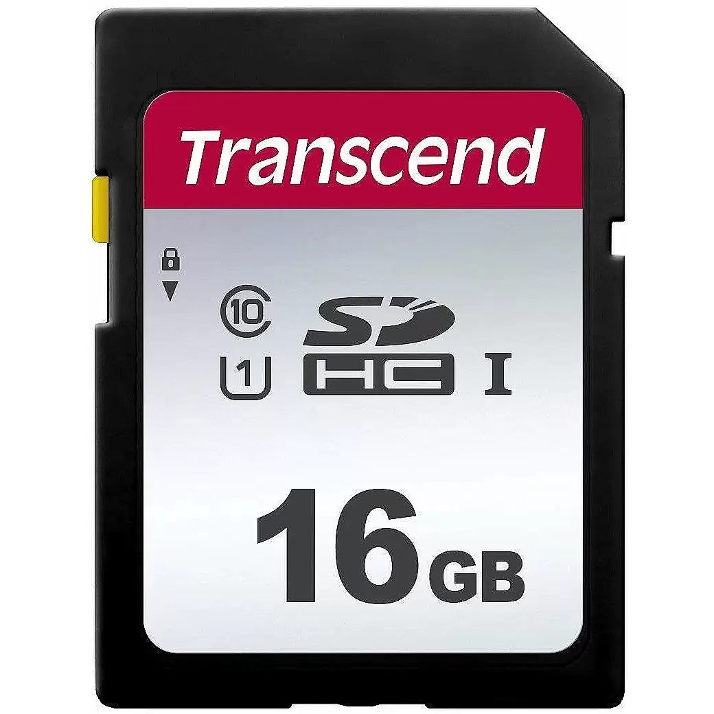 TRANSCEND 16GB UHS-I U1 SD Card TLC