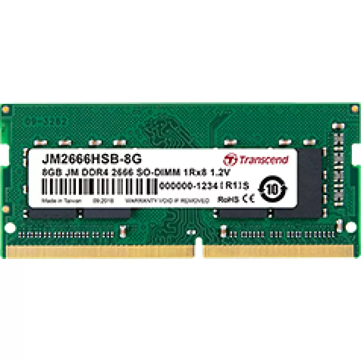 TRANSCEND 8GB JM DDR4 2666Mhz SO-DIMM