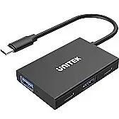 UNITEK H1302A Hub USB-C 10Gbps 2x USB-A