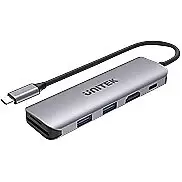 UNITEK Hub USB-C 2xUSB 3.1 PD 100W SD