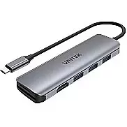 UNITEK Hub USB-C 3xUSB 3.1 Gen1 Hdmi SD
