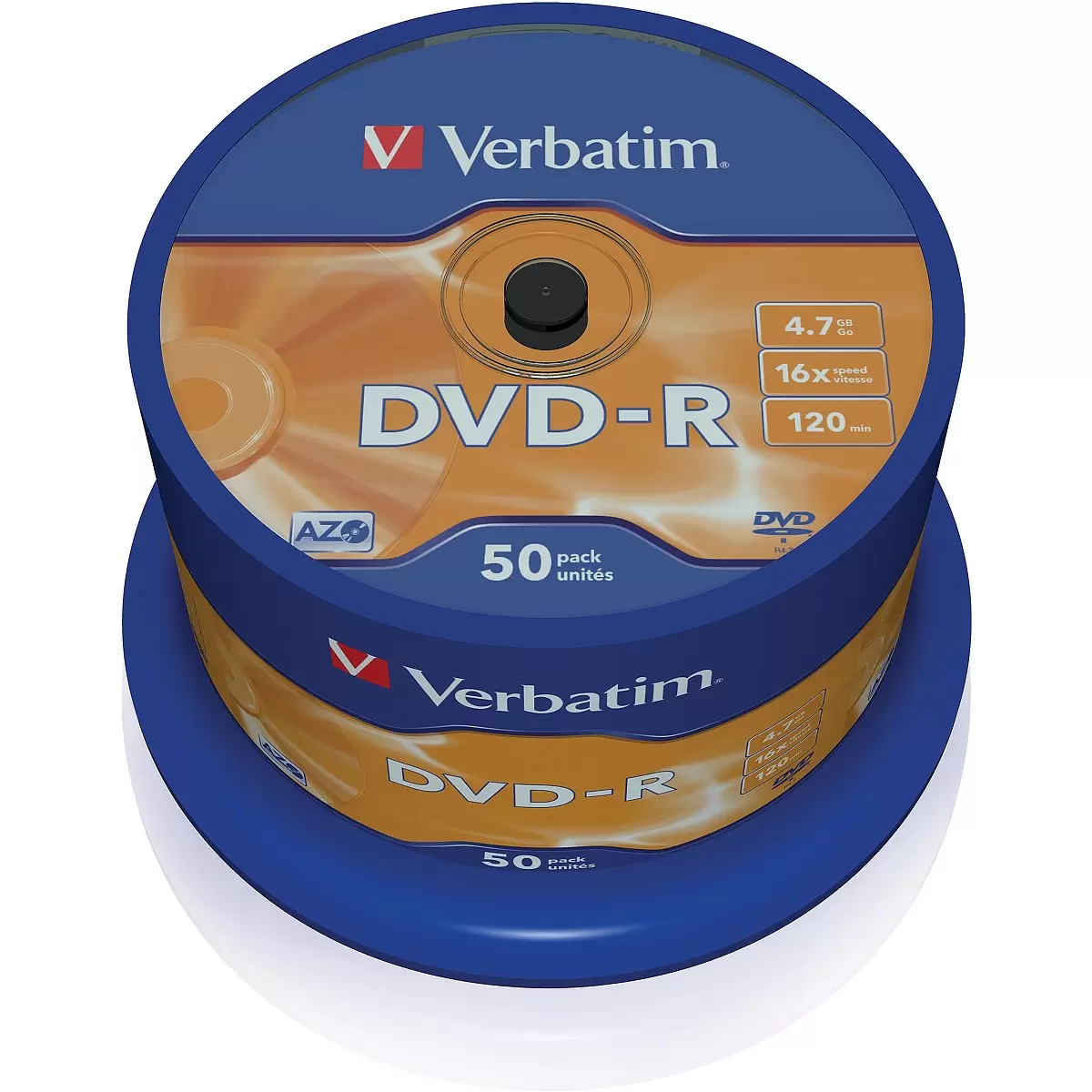 VERBATIM 50x DVD-R 4,7 GB 16x SP