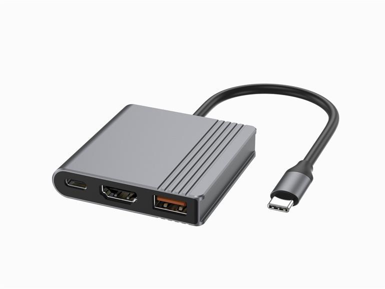 I O ADAPTER USB-C TO HDMI USB3 3IN1 A-CM-COMBO3-05 GEMBIRD