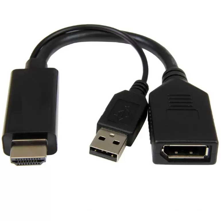 I O ADAPTER HDMI TO DP BLACK A-HDMIM-DPF-01 GEMBIRD