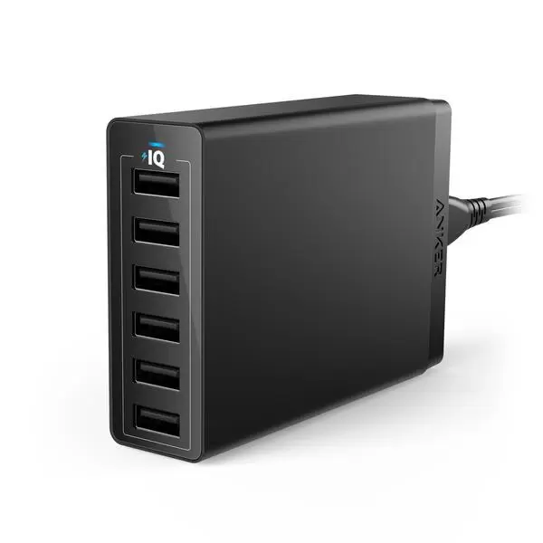MOBILE CHARGER WALL POWERPORT 6P 60W A2123L12 ANKER