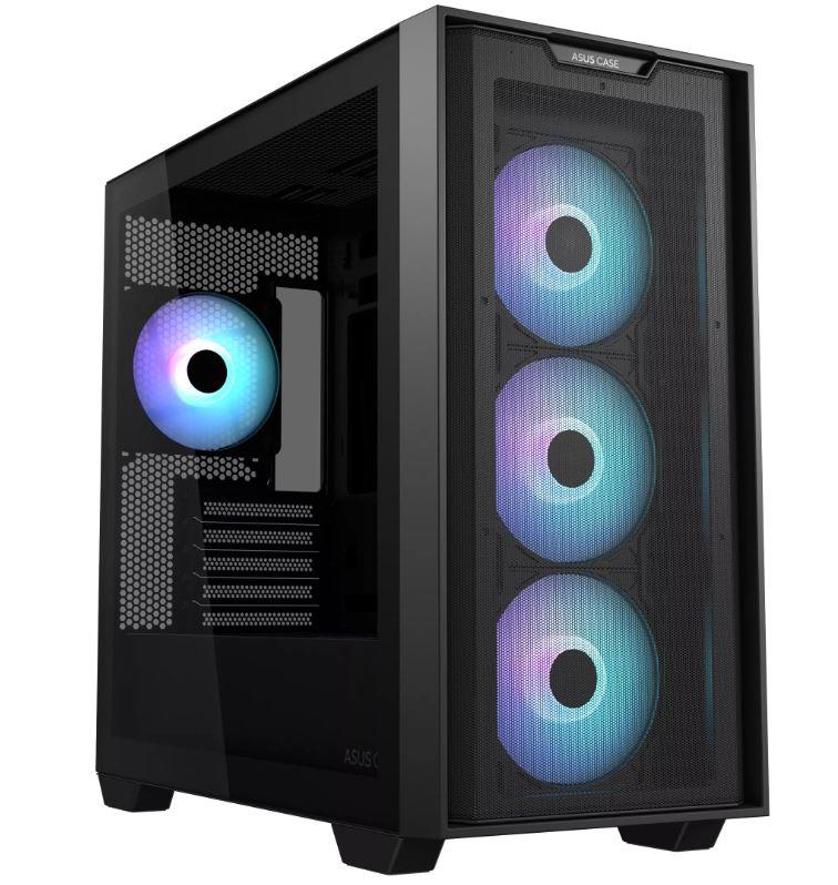 Case ASUS A21 PLUS MidiTower Case product features Transparent panel Not included MicroATX MiniITX Colour Black A21PLUS
