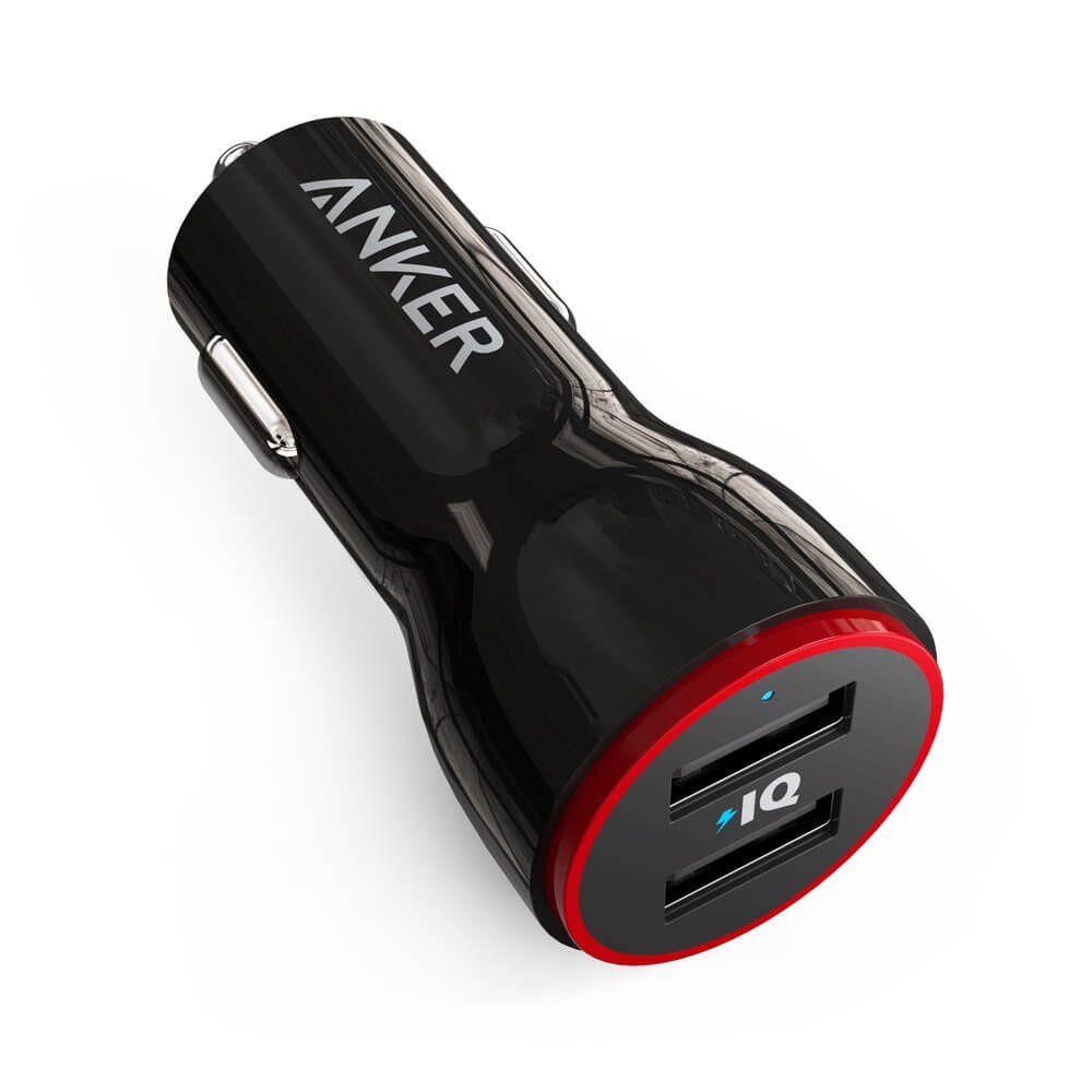 MOBILE CHARGER CAR POWERDRIVE 2 24W DUAL A2310G11 ANKER