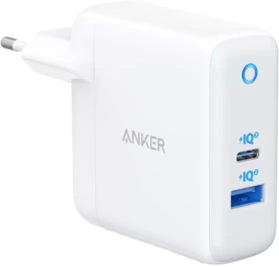MOBILE CHARGER WALL POWERPORT WHITE 20W A2636G21 ANKER