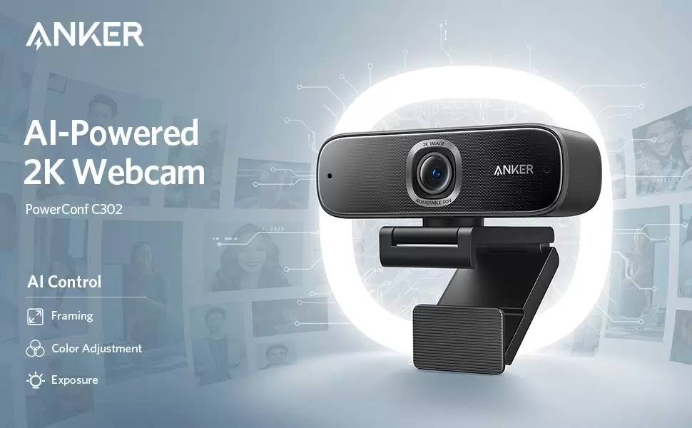 CAMERA WEBCAM POWERCONF C302 A3362G11 ANKER