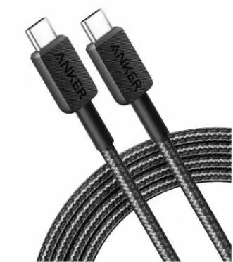 CABLE USB-C TO USB-C 0 9M 310 BLACK A81D5H11 ANKER