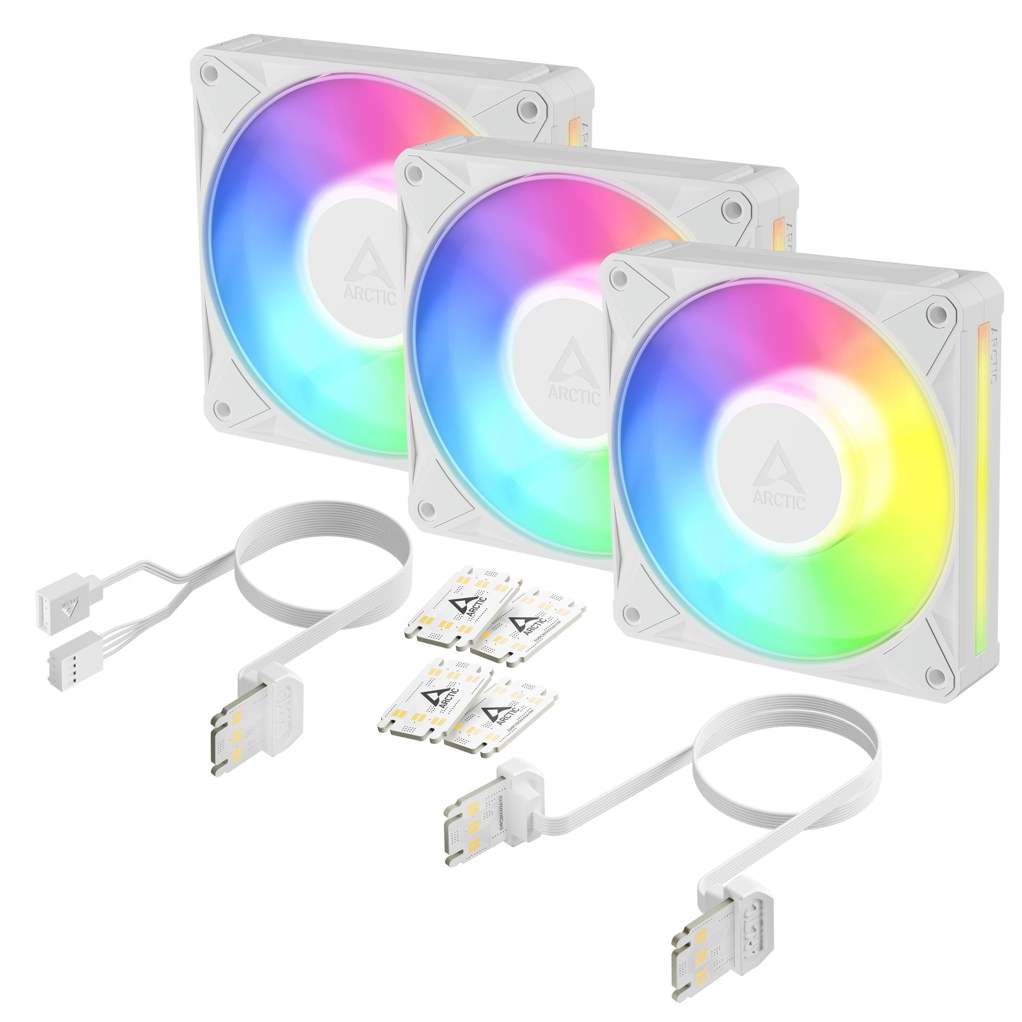 CASE FAN 120MM BIONIX P12 ARGB 3-PACK WHT ACFAN00338A ARCTIC