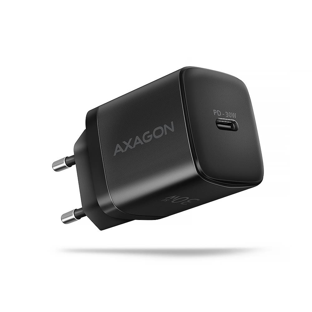MOBILE CHARGER WALL USB-C 30W 1PORT BLACK ACU-PD30 AXAGON
