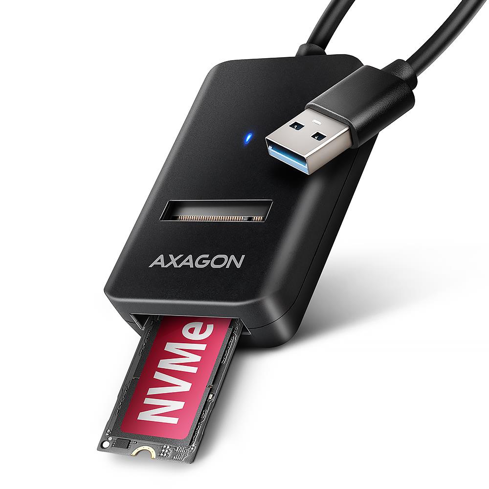 SSD ACC ADAPTER USB3 2 M 2 10GBPS 0 1M ADM2-AM AXAGON