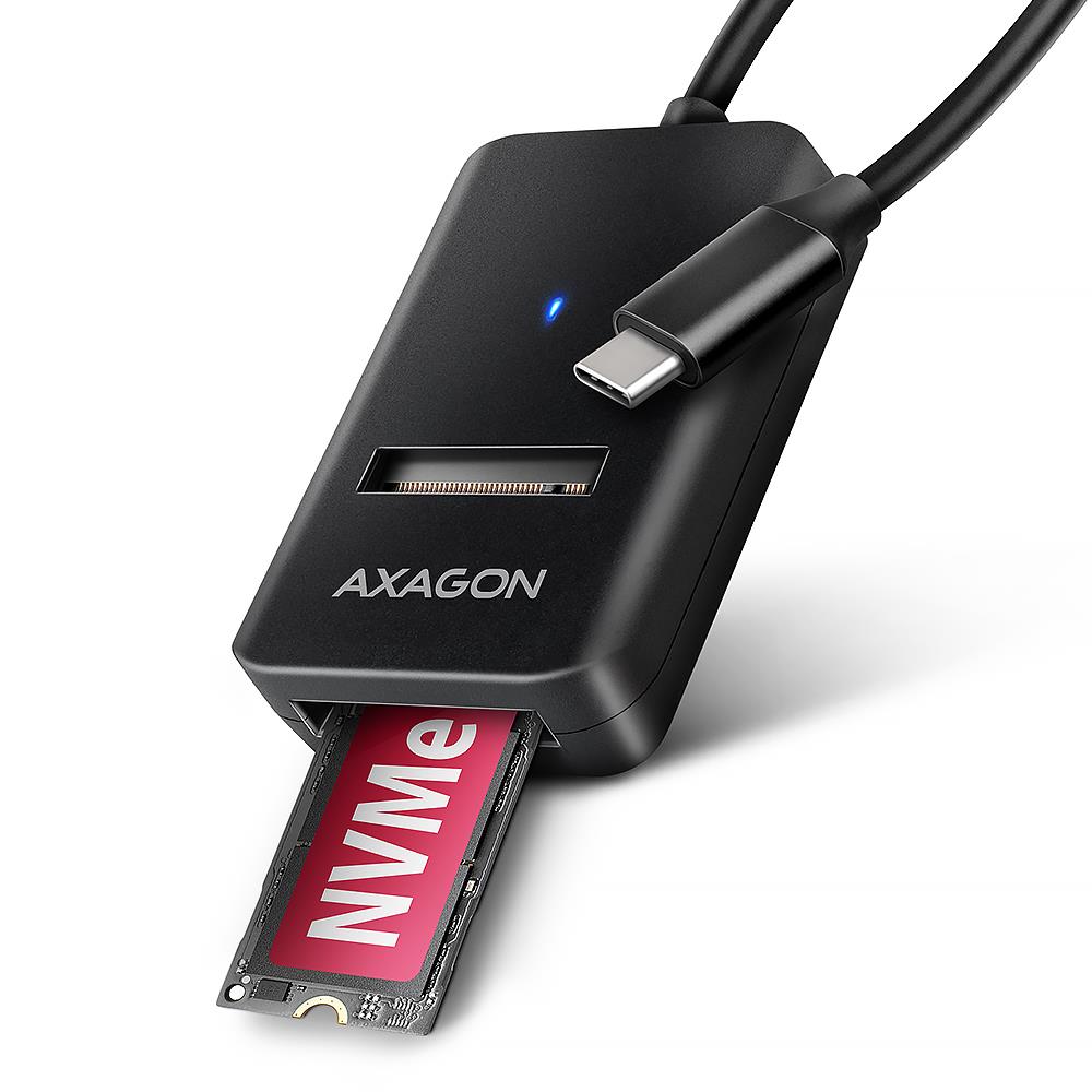 SSD ACC ADAPTER USB-C M 2 10GBPS 0 1M ADM2-CM AXAGON