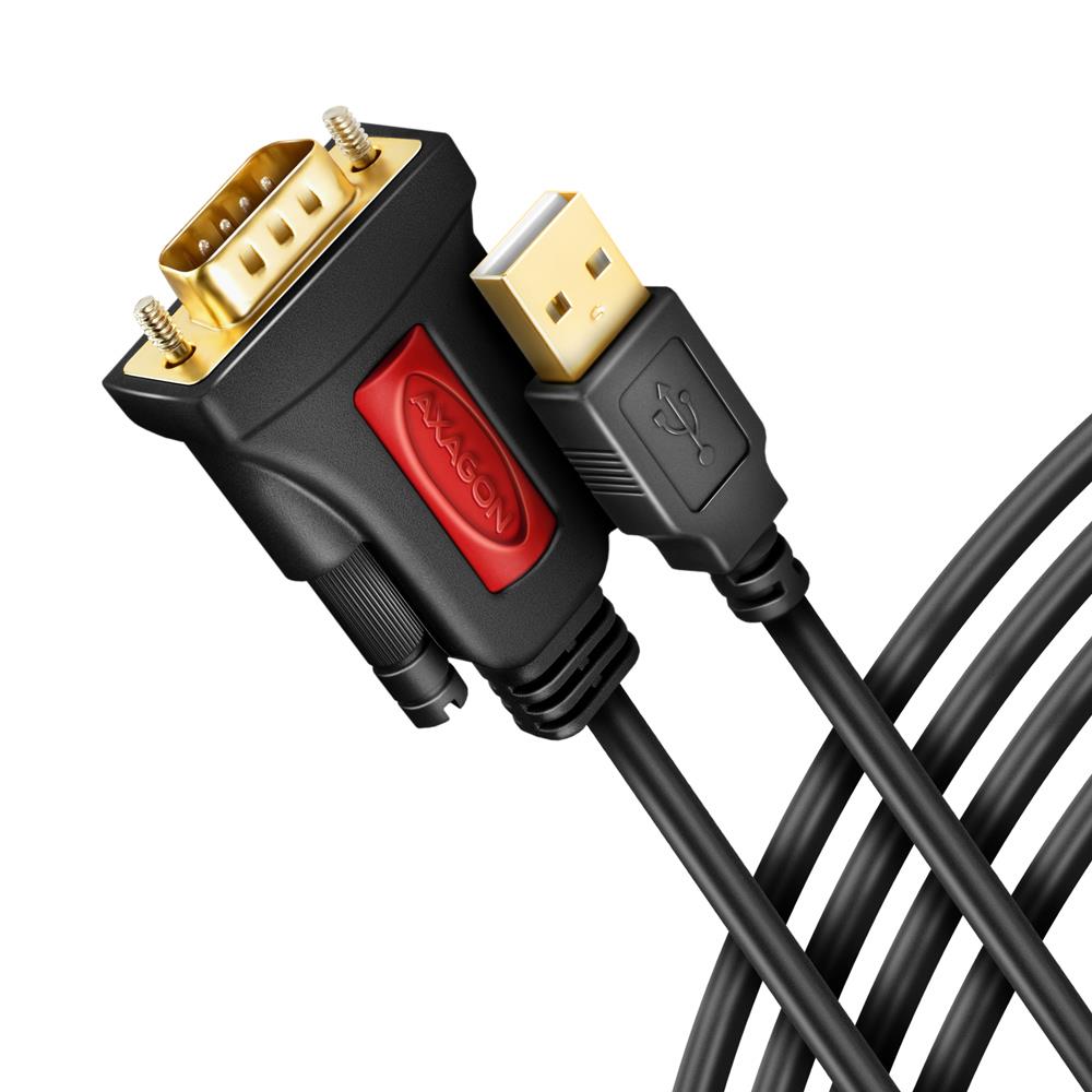CABLE USB2 0 TO RS-232 DB9-M 1 5M ADS-1PSN AXAGON
