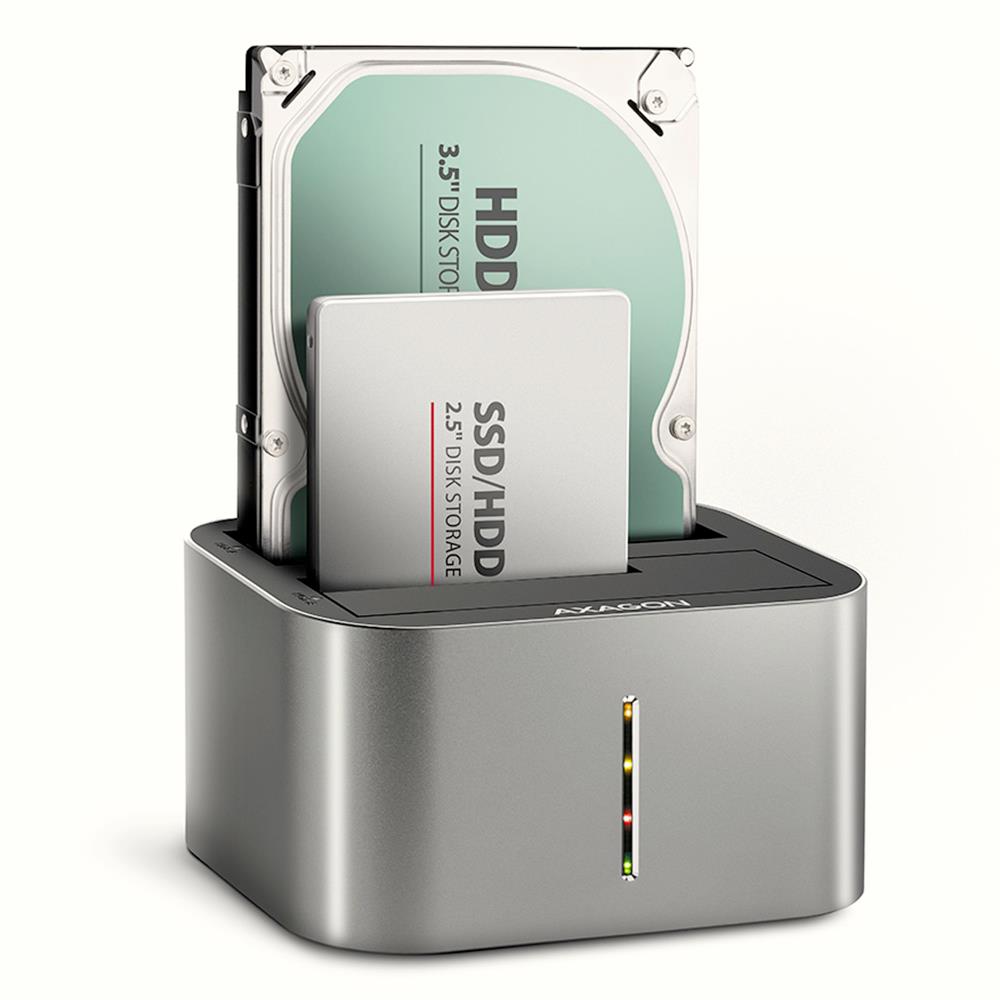 SSD ACC DOCK STATION USB-C 2 5   3 5   SATA ADSA-DC AXAGON