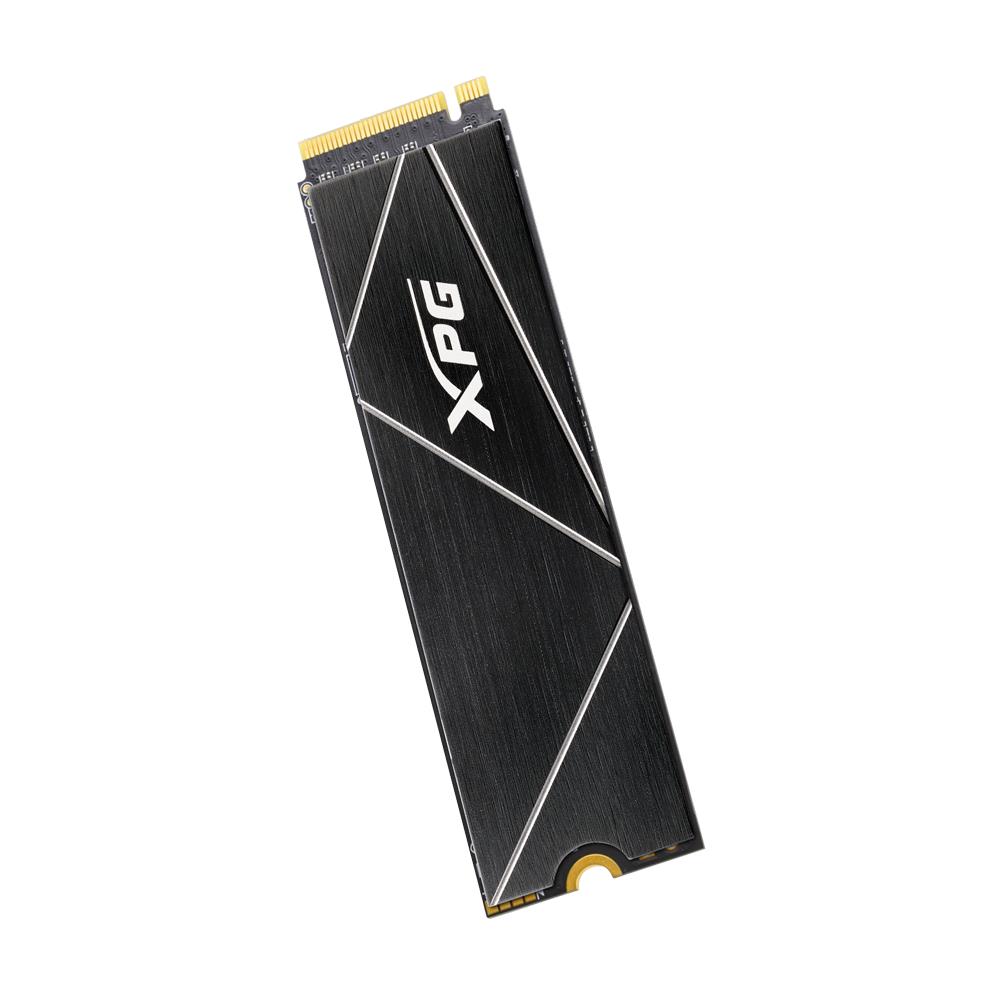 SSD ADATA XPG GAMMIX S70 1TB M 2 PCIe Gen4 3D NAND Write speed 5500 MBytes sec Read speed 7400 MBytes sec TBW 740 TB MTBF 2000000 hours AGAMMIXS70B-1T-CS