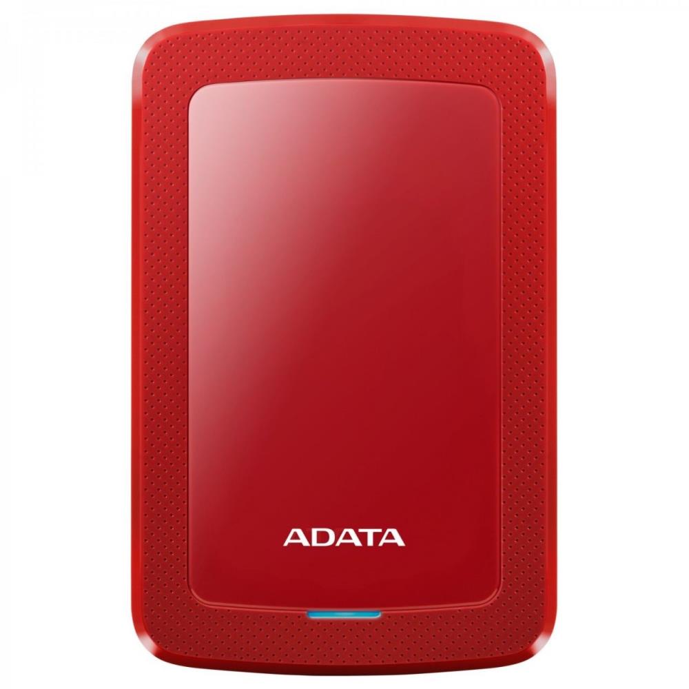 External HDD ADATA HV300 2TB USB 3 1 Colour Red AHV300-2TU31-CRD