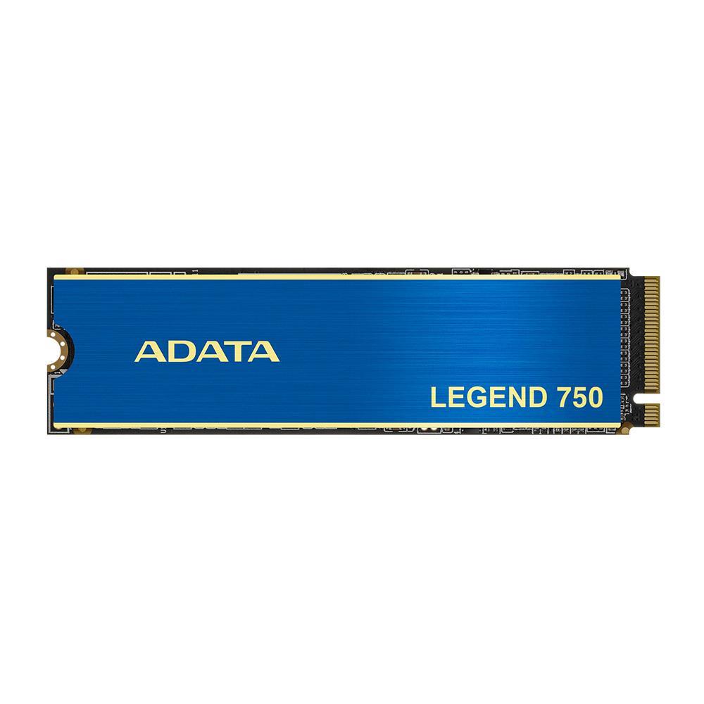 SSD ADATA LEGEND 750 500GB M.2 PCIE 3D NAND Write speed 2400 MBytes sec Read speed 3400 MBytes sec TBW 600 TB MTBF 2000000 hours ALEG-750-500GCS