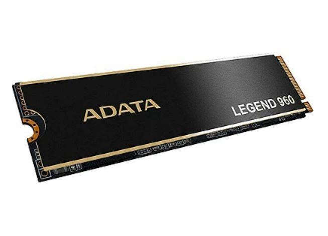 SSD ADATA LEGEND 960 1TB M.2 PCIE 3D NAND Write speed 6000 MBytes sec Read speed 7400 MBytes sec TBW 780 TB MTBF 2000000 hours ALEG-960-1TCS