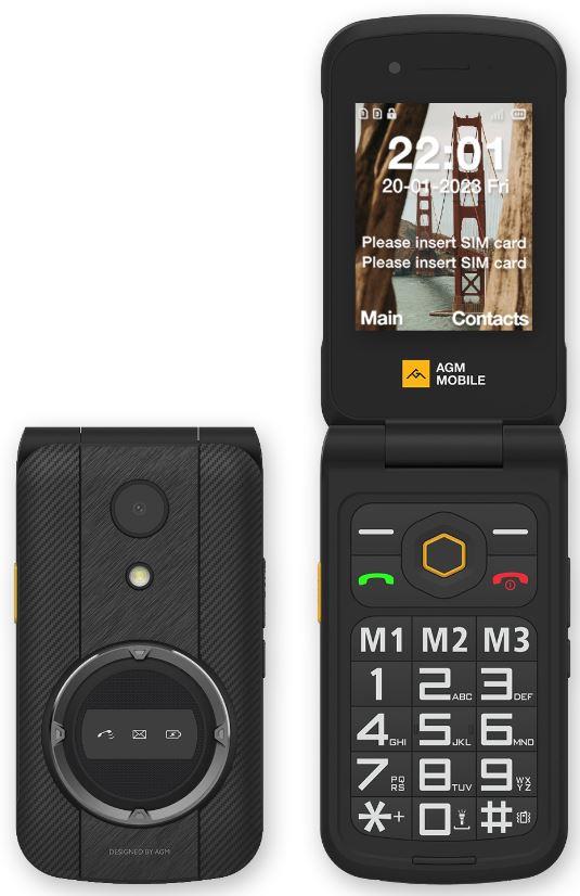 MOBILE PHONE M8 FLIP 2SIM AM8EUBL01 AGM