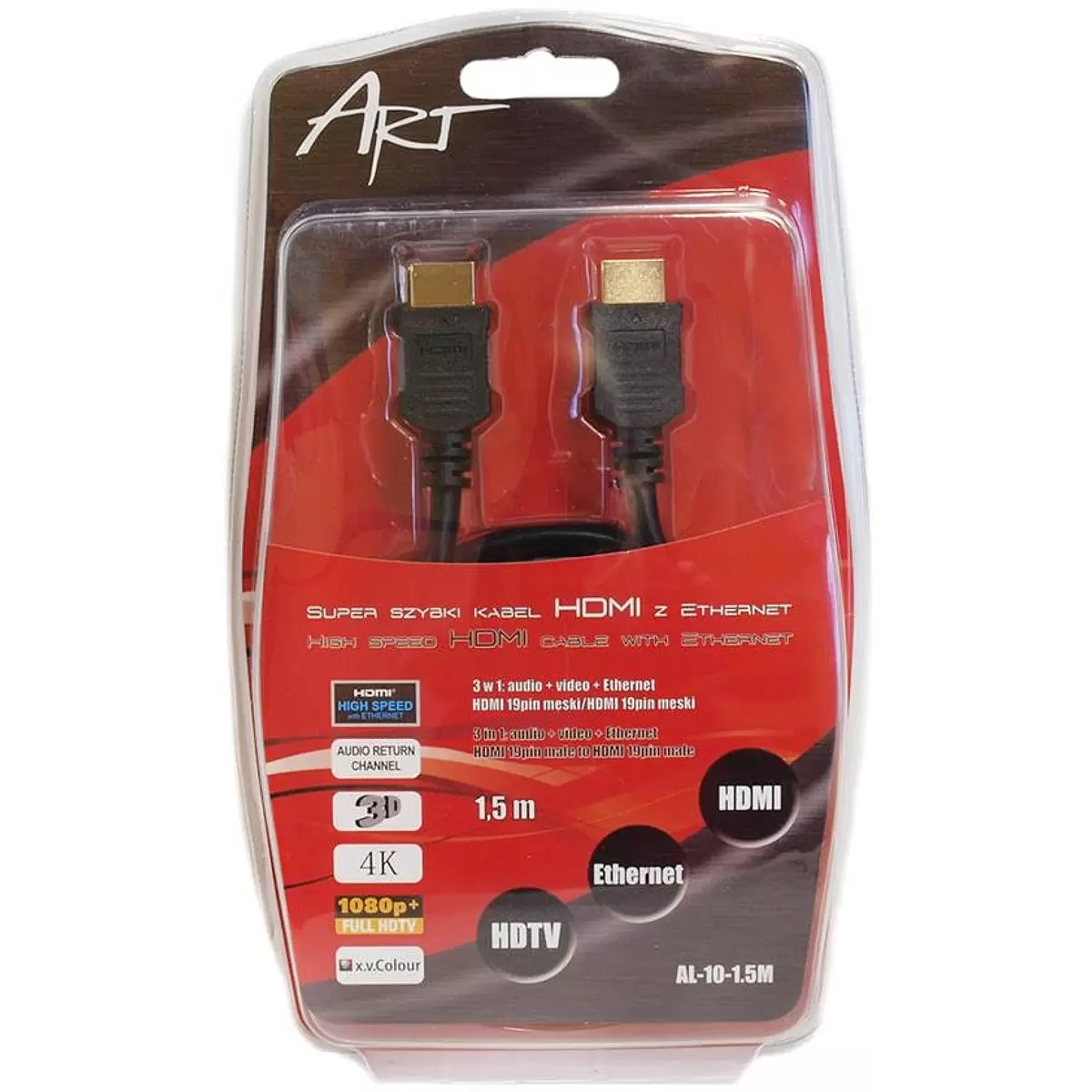 ART KABH AL-10 KABEL HDMI 1.4 m m 1.5m