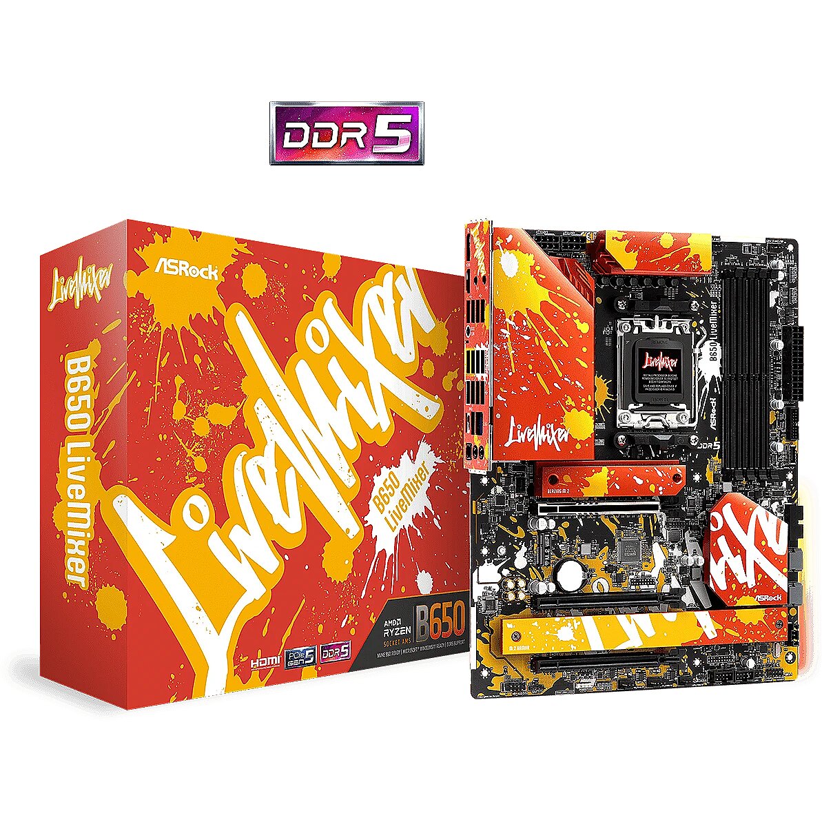 ASROCK B650 LIVEMIXER AM5 ATX DDR5