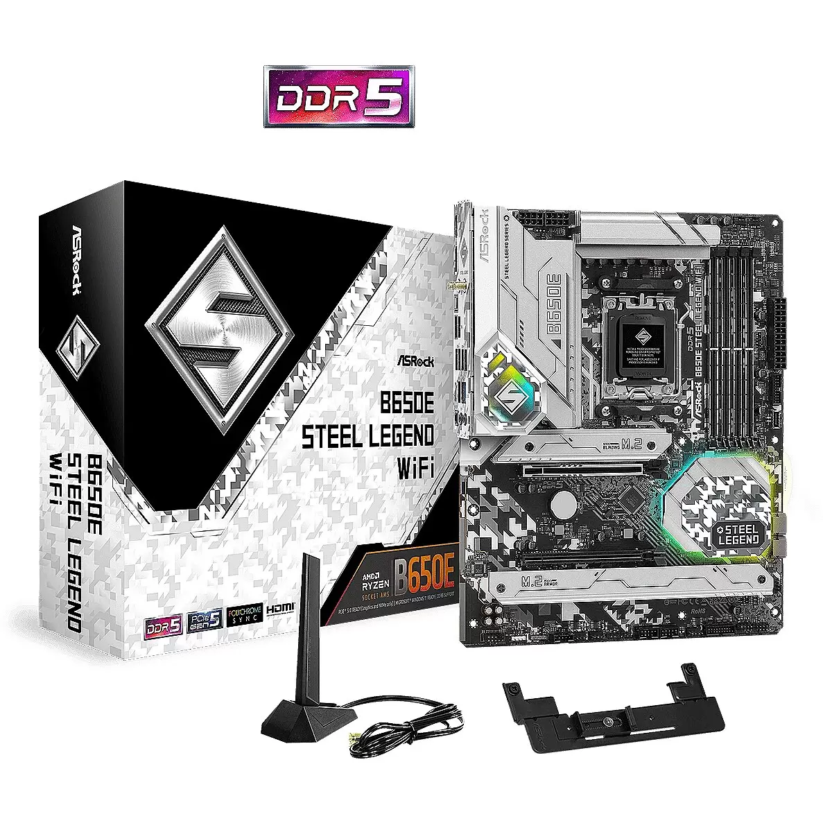 ASROCK B650E STEEL LEGEND WIFI AM5 ATX