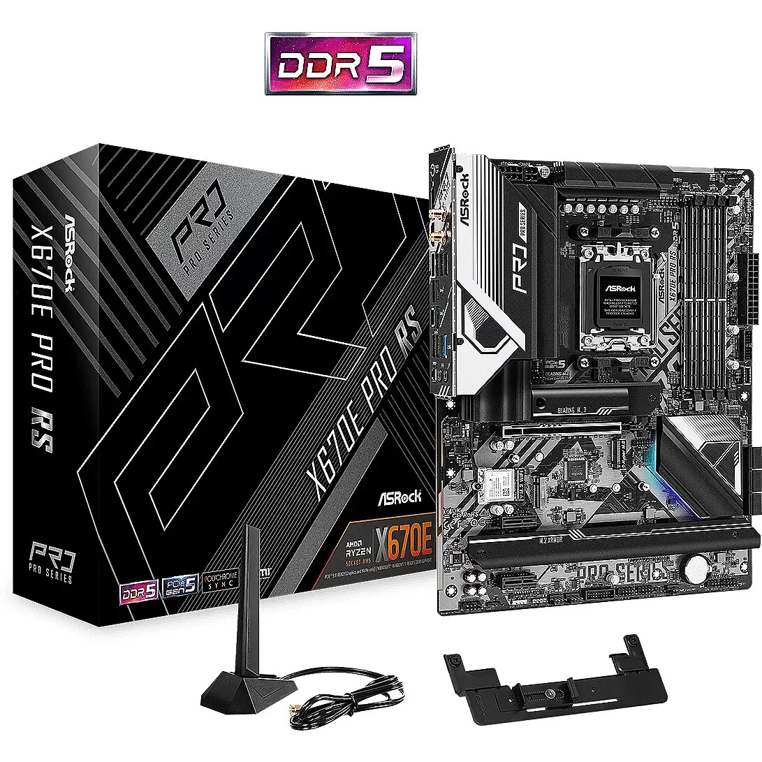 ASROCK X670E PRO RS AM5 DDR5 ATX MB