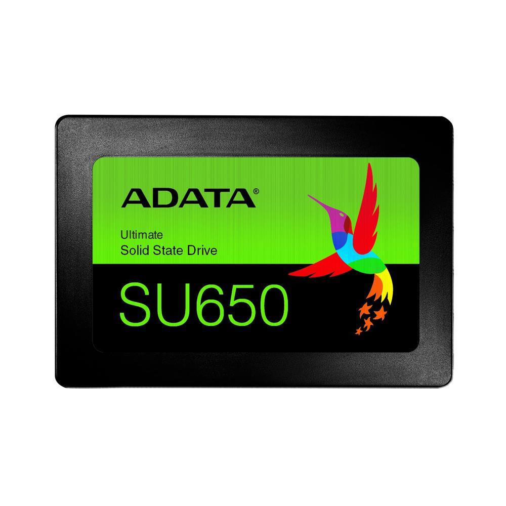 SSD ADATA SU650 256GB SATA 3 0 3D NAND Write speed 450 MBytes sec Read speed 520 MBytes sec 2 5   TBW 140 TB MTBF 2000000 hours ASU650SS-256GT-R