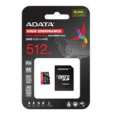 MEMORY MICRO SDXC 512GB W AD  AUSDX512GUI3V30SHA2-RA1 ADATA